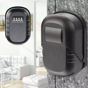 Ключ 2-го поколения, ключ для совместного использования, хранилище ключей, кованый усиленный пылезащитный ключ, инструмент для установки ключа, подарочная коробка, коробка, коробка, тип, 4-значный номер,