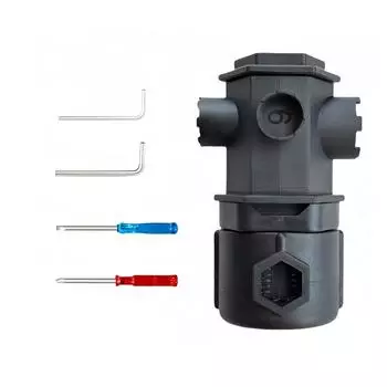 Ключ для аэратора смесителя раковины 16 в 1, набор ключей для аэратора смесителя для легкого снятия и замены компонентов крана