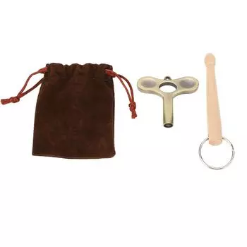 Ключ для барабана, регулировочный винт из сплава, Т-образный тюнер для барабана и палочка из бука для практики