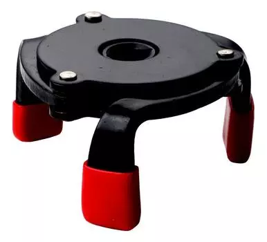 Ключ для черного масляного фильтра с 3 кулачками, универсальный регулируемый ключ для масляного фильтра чёрный