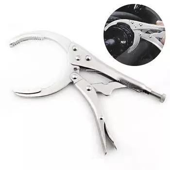 Ключ для фильтра с зажимом, ключ для масляной решетки, замена масла, регулируемый многофункциональный ключ для масляного фильтра двигателя, инструмент для разборки автомобиля, ремонт