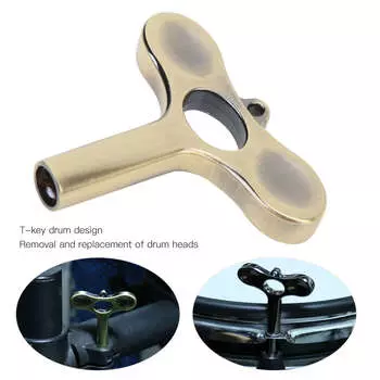 Ключ для настройки барабанов TShape с внутренним диаметром 5,5 мм, аксессуар для регулировочных винтов(бронза )