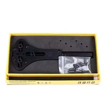 Ключ для открывания задней крышки часов, водонепроницаемый, регулируемый ключ для ремонта часов, для замены, черный