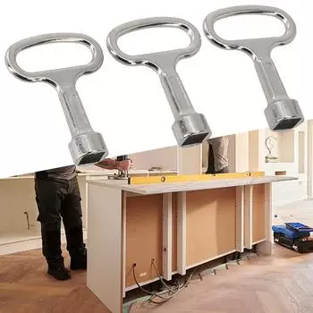 Ключ для отопления, квадратные ключи, ключ для вентиляции отопления, серебристый