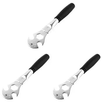 Ключ для педалей велосипеда 15 мм с длинной ручкой, инструмент для установки и снятия педалей велосипеда