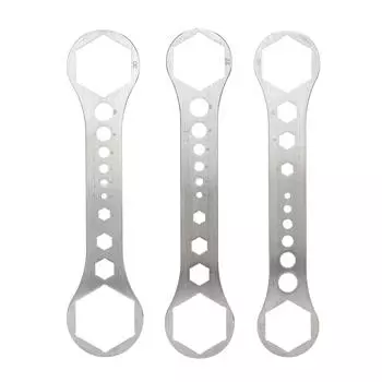 Ключ для передней вилки велосипеда, инструмент для снятия крышки пневматической вилки из нержавеющей стали для горного велосипеда 2426mm / 0.941.02in