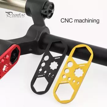 Ключ для передней вилки велосипеда из прочного алюминиевого сплава для горного велосипеда, дорожный ключ для снятия верхней крышки амортизационной вилки, инструменты для ремонта велосипеда A чёрный