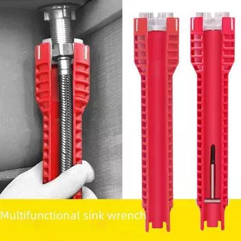 Ключ для раковины в ванной комнате для ремонта сантехники и кранов 5-in-1 wrench