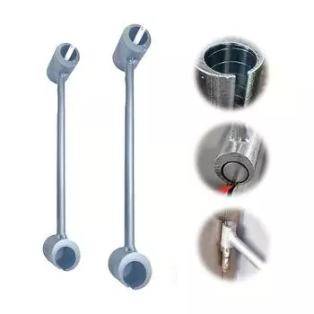 Ключ для регулировки дверных петель повышенной прочности - разводной гаечный ключ для круглых болтов стандартного калибра, не требуется электричество - 1 шт. Adjustable 8-19mm flag hinge