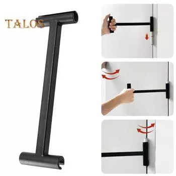 Ключ для регулировки зазора петель Эргономичный дизайн Точная регулировка зазора Ремонтный ключ для дверных петель Регулируемый гаечный ключ Инструмент чёрный