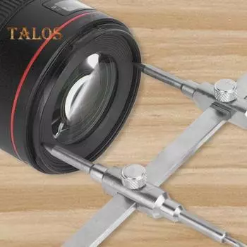 Ключ для ремонта объектива с двойным наконечником, компактный размер, портативный многоразовый ключ для ремонта объектива телескопа камеры, профессиональный инструмент серебряный