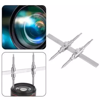 Ключ для ремонта объектива с двойным наконечником, компактный размер, портативный многоразовый ключ для ремонта объектива телескопа камеры