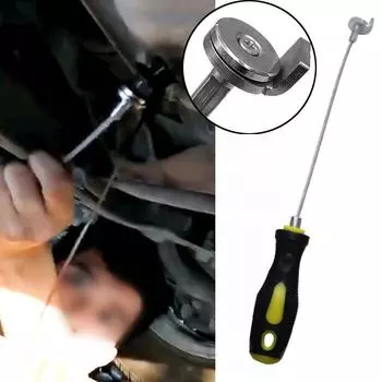 Ключ для слива автомобильного масла Инструмент для снятия винта с масляной базы трансмиссии Сильный магнитный ключ для защиты от ожогов Инструменты для авторемонта