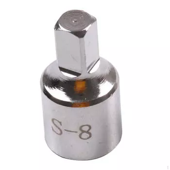 Ключ для сливной пробки масляного картера, 8 мм, с квадратной головкой, запасные части, ремонт, легированная сталь, автомобильные аксессуары