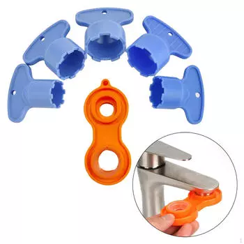 Ключ для снятия ключа аэратора с утопленной раковиной 4 размеров M16,5, 21,5, 24 O