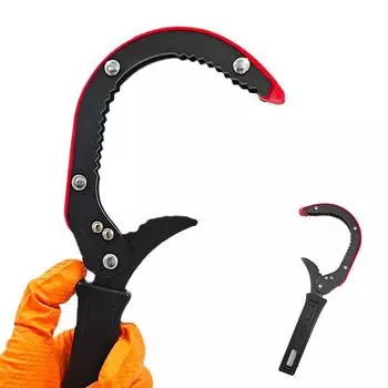 Ключ для снятия масляного фильтра мотоцикла с зубчатыми губками эргономичный нескользящий инструмент для легкого снятия масляного фильтра чёрный