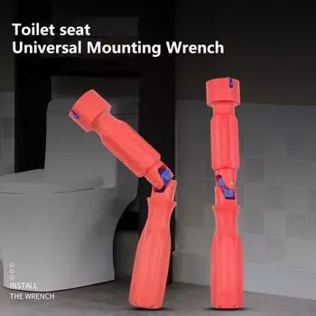 Ключ для снятия сиденья унитаза Вращение универсального винта для снятия сиденья Гаечный ключ для ремонта сиденья унитаза Домашнее использование