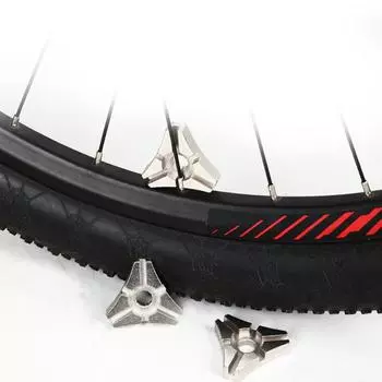 Ключ для спиц велосипедного колеса Гаечный ключ Ключ для ниппеля спицы Инструменты для коррекции затяжки велосипеда Инструмент для ремонта велосипеда None серебряный