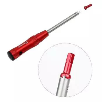 Ключ для велосипедных спиц 15*12*1 см, около 40 г, ремонт велосипеда из алюминиевого сплава красный