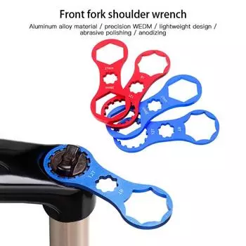 Ключ для вилки велосипеда, инструменты для ремонта передней вилки велосипеда для Suntour XCR XCT XCM RST 8/12T 27/28 мм, инструмент для снятия передней вилки красный