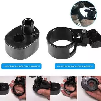 Ключ для внутренней рулевой тяги автомобиля грузовика 27-42 мм универсальный инструмент для снятия рулевых тяг многофункциональный ключ для штока руля аксессуары чёрный