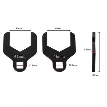 Ключ для водяного насоса Ключ для водяного насоса Инструмент для снятия металла Замена натяжения 41/46 мм Прочный Легко подвергается термообработке Новый 41MM