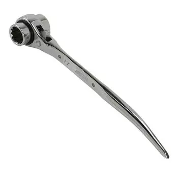 Ключ-трещотка SK11 тонкий с изогнутым наконечником (СК11) Двусторонний 1719 мм RS-1719C