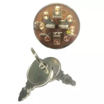 Ключ зажигания для газонокосилки, переключатель зажигания, 4 положения, для типа зажигания Sears Magneto 532140301, 7 клемм