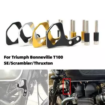 Ключ зажигания мотоцикла, левый кронштейн для перемещения для Triumph Bonneville T100 SE Scrambler Thruxton 2001-2015 2014 2013 2012 11 Black чёрный