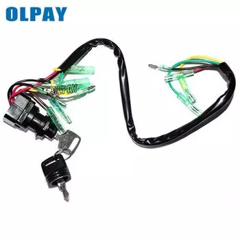 Ключ зажигания в сборе для блока управления подвесным мотором Yamaha 703-82510-43-00 белый