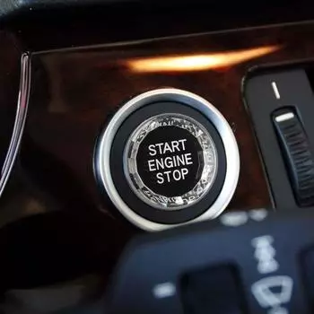 Ключевой переключатель Start Stop, кнопка из искусственного кристалла для BMW E90 3 серии E90 E91 E, шасси