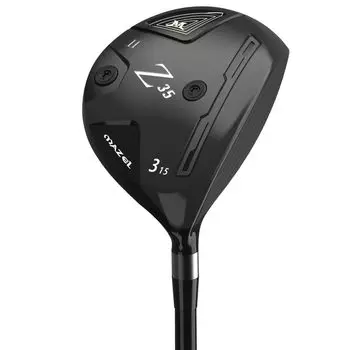 Клюшка для гольфа MAZEL Fairway Wood Carbon Shaft для мужчин, для правшей, количество W#3,5 (углерод (Черный II), Графа №3 Flex S, 15, градус, для правшей)