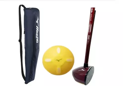 Клюшка для гольфа MIZUNO Park с набором для красного футляра, 3 предмета C3JLPC30, унисекс, для правшей, для начинающих/опытных игроков, красный