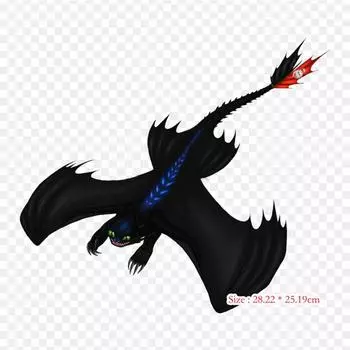 Клюв беззубый рисунок утюгом на термопереносной печати виниловые нашивки наклейки для одежды DIY аппликации моющиеся нашивки