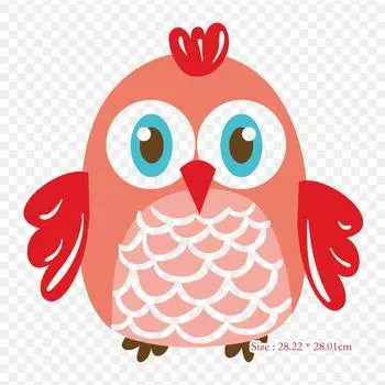 Клюв Птица Утка Термоперенос Печать Виниловые Заплатки Наклейки для Одежды Аппликации Сделай Сам Моющиеся Заплатки