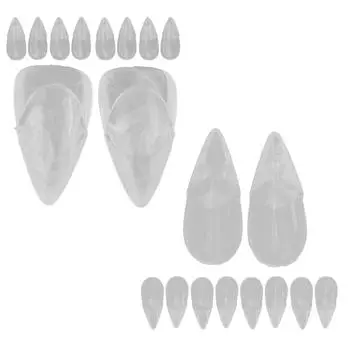 Клыки вампира поддельные зубы прозрачный косплей вечерние протезы реквизит костюм для Хэллоуина 19mm/0.75in