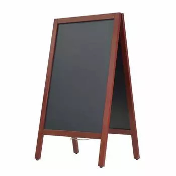 KMA URISAPO 90L доска для вывесок темно-коричневая деревянная стоячая вывеска приветственная доска x H900 x [Доска для вывесок типа А] двухсторонняя тип А (УРИСАПО)