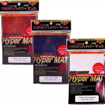 KMC Card Barrier Hypermat Series Hypermat красный синий белый 3-цветный набор обложка для коллекционной карты & &