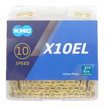 KMC X10EL Chain 114Links for 10 (Gold) speed/10S/10 speed/10speed [item] золотой