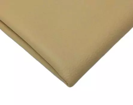 KMS synthetic leather fabric width 135cm handmade DIY production beige (1m, color)
