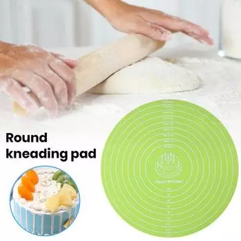 Коврик для замешивания теста, широкое применение, нескользящий, антипригарный, доступный для пищевых продуктов, весы, раскатывающий тесто, силиконовый коврик для домашнего приготовления теста, кухонный гаджет