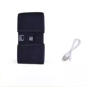 Knee Electric Arthritis Thermal Therapy Pad Joint Heating Wrap Brace Pain Relief With USB Cable