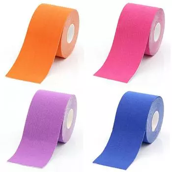 Knee Shoulder Support Sports Tape Sports Physio Comfort Kinesiology Tape Body Muscle Support 5*500cm белый