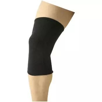 Knee Support Dry Vector Supporter for Knees and material Does not get stuffy Easy to move Dynamotion Fit Unisex C2JSB604 Black L [Mizuno] (1 piece) чёрный