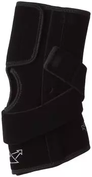 Knee support for mountain climbing opening 1 piece elastic belt joint support knee unisex 19SP843 09 Black XL [Mizuno] (front type, included) V-shaped чёрный