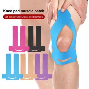Knee Support Tape for Knees Precut Waterproof Elastic Athletic Tape for Knee розы красного
