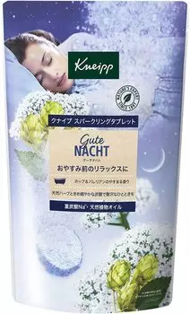 Kneipp Gutenacht Sparkling Tablets Hop Palerian Scent 6 Tablets Bath Fee Gift Present &