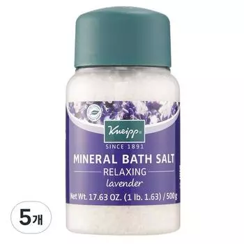 Kneipp Расслабляющая соль для ванн с лавандой Соль для ванн, 500г, 5 шт.