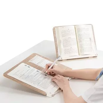 Книга для чтения Faluber Book без переворачивающихся страниц с одной книгой 16 уровней высоты поставляется со скрытой настольной офисной подставкой, столом, кафедрой, подставкой, наклонной, деревянной,
