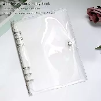 Книга для хранения деталей нейл-арта, большая вместимость, выставочный фотоальбом, доска для хранения карточек, простой альбом для хранения, своими руками A1